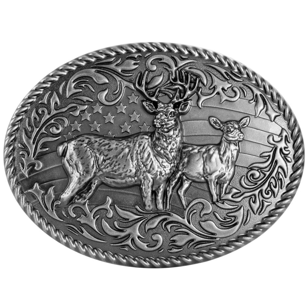 1219 Cowboy Longhorn Bull Belt Buckle Western Cowgirl Rodeo Belt Buckles